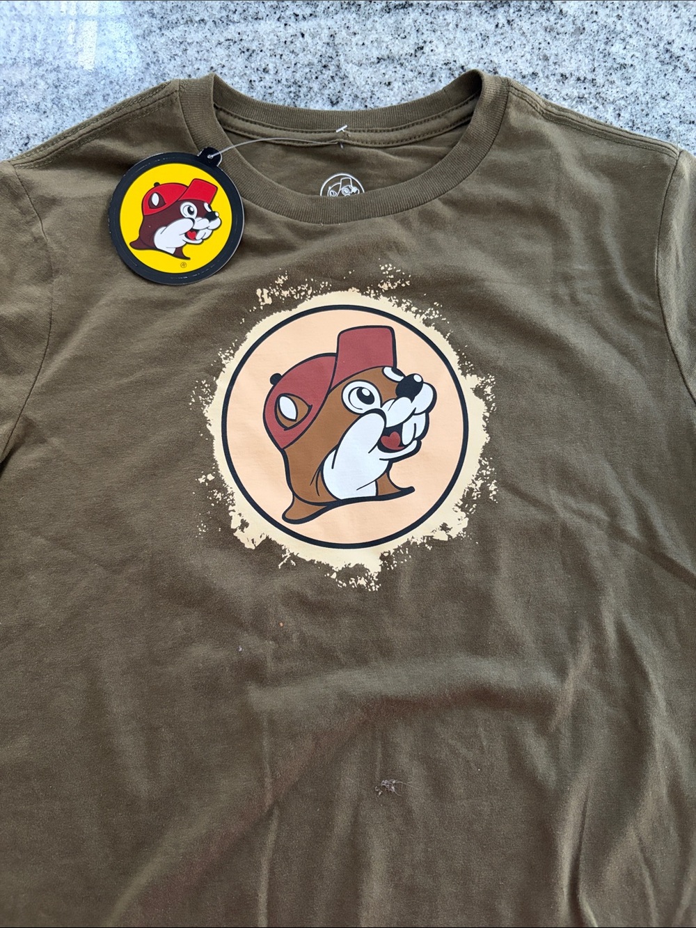 Buc-ee’s Brown Graphic Crewneck T-Shirt - Beaver Logo